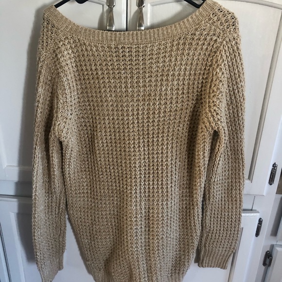 Large tan Rue 21 women sweater - Picture 2 of 3